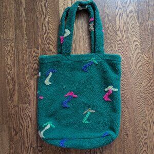 Parks Project Fun Green Fleece Mushroom Bag